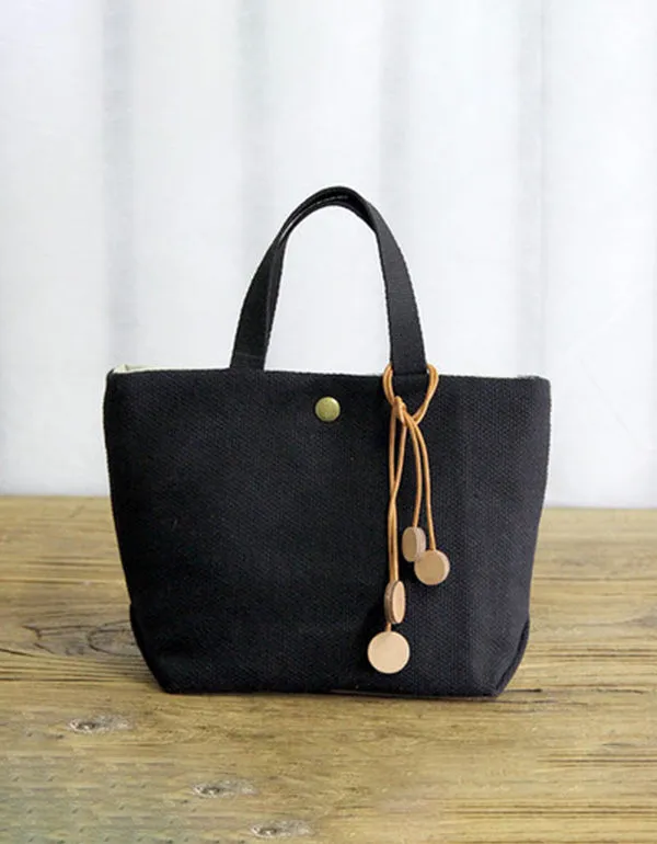Vintage Floral Mini Canvas Bag