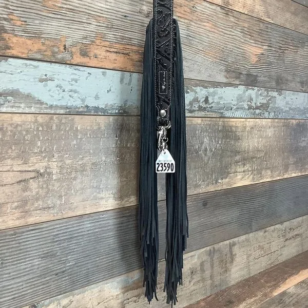 Western Mini Leather Fringe Strap 48" #23590