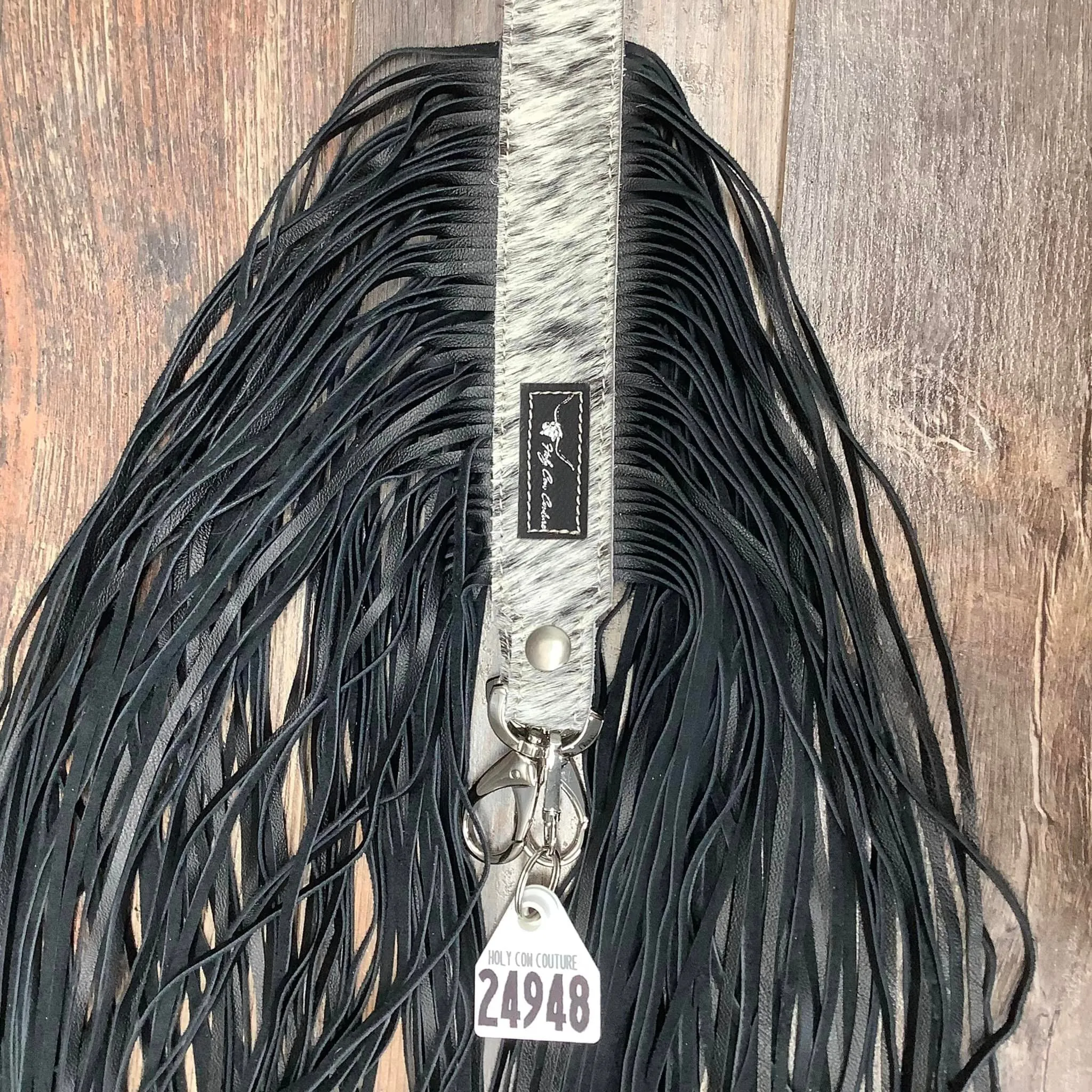 Western Mini Leather Fringe Strap 48" #24948