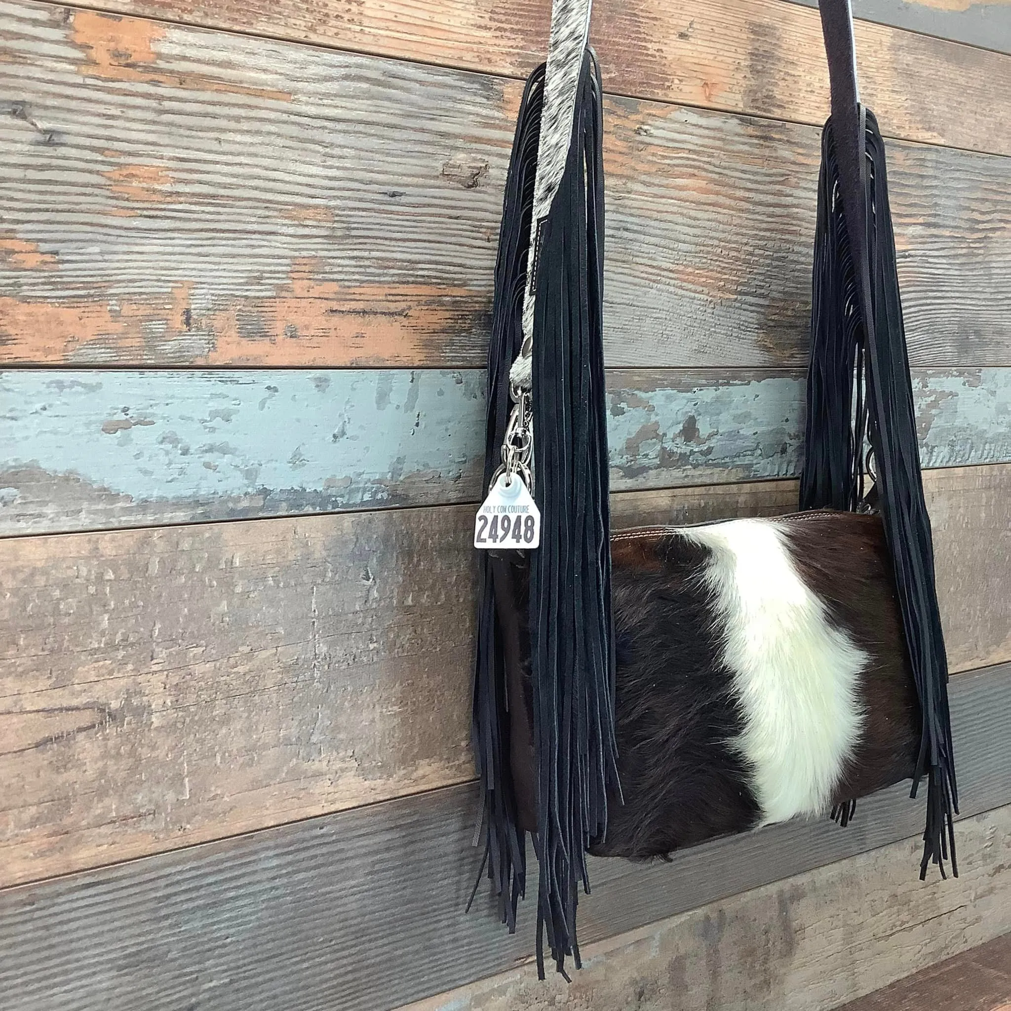 Western Mini Leather Fringe Strap 48" #24948