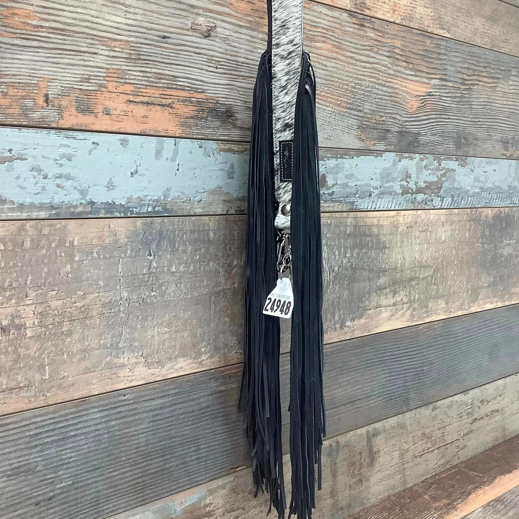 Western Mini Leather Fringe Strap 48" #24948