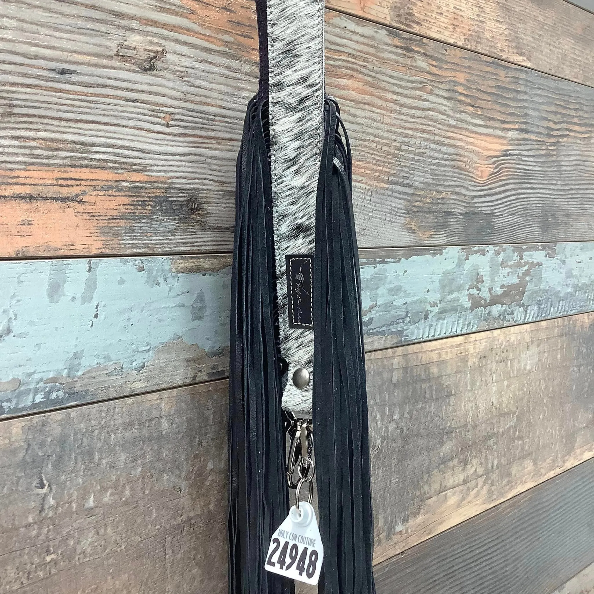 Western Mini Leather Fringe Strap 48" #24948