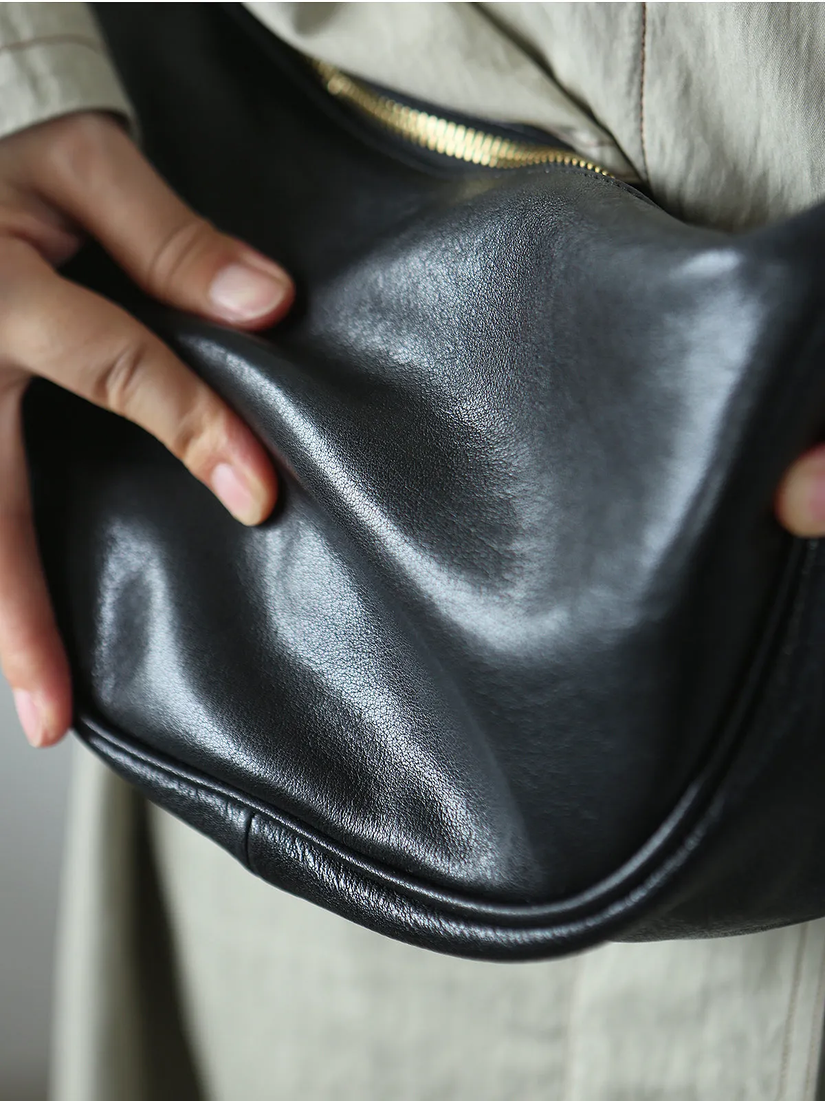 Womens Small Black Leather Crossbody Bag Black Over The Shoulder Bag