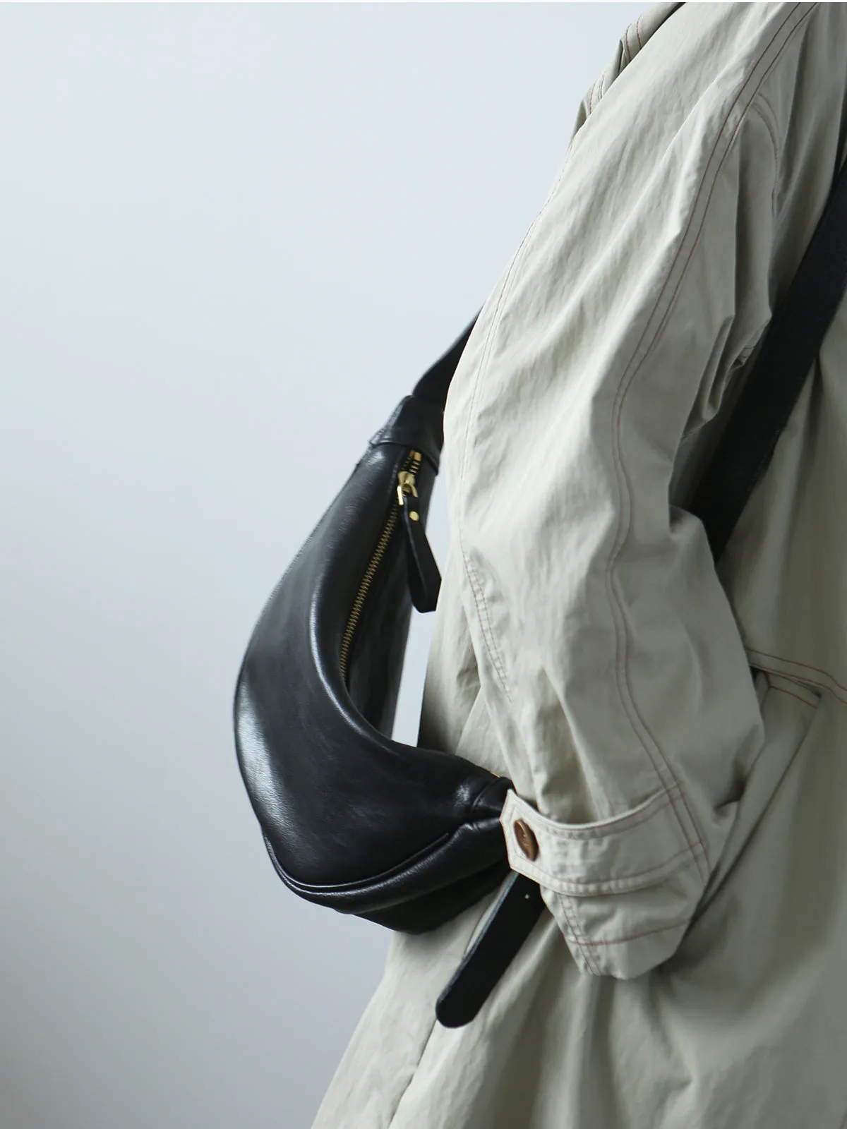 Womens Small Black Leather Crossbody Bag Black Over The Shoulder Bag