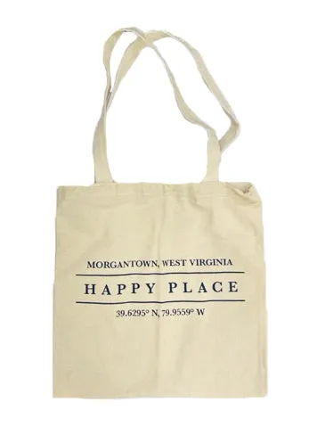 WVU Happy Place Tote
